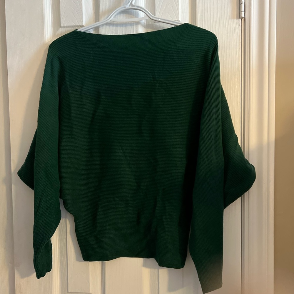 Forest Green Women's batwing Sweater